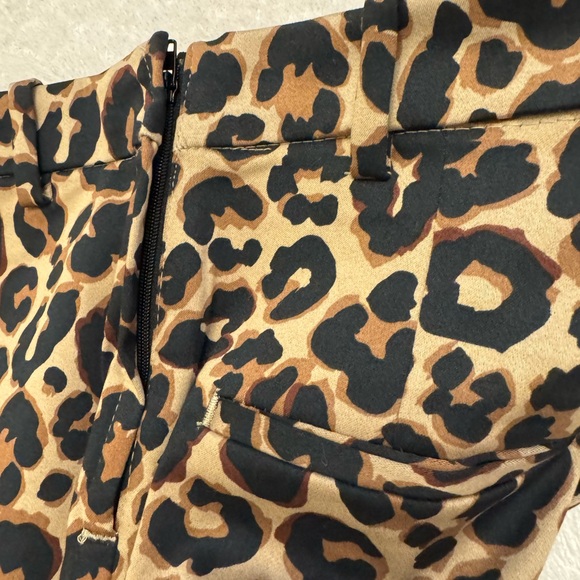 H&M Leopard Print High Waist Pants 2 - Picture 4 of 5